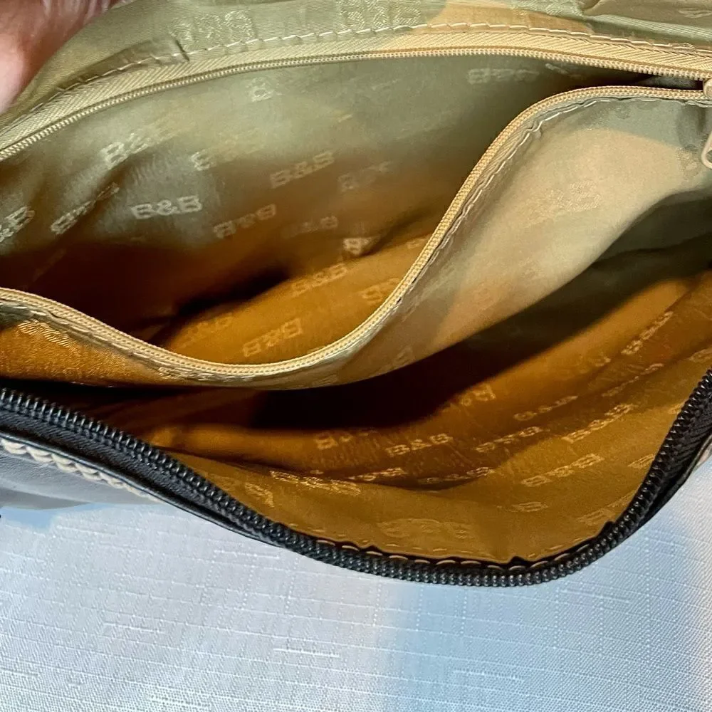 Boots 'N Bags Black Leather Hobo Purse